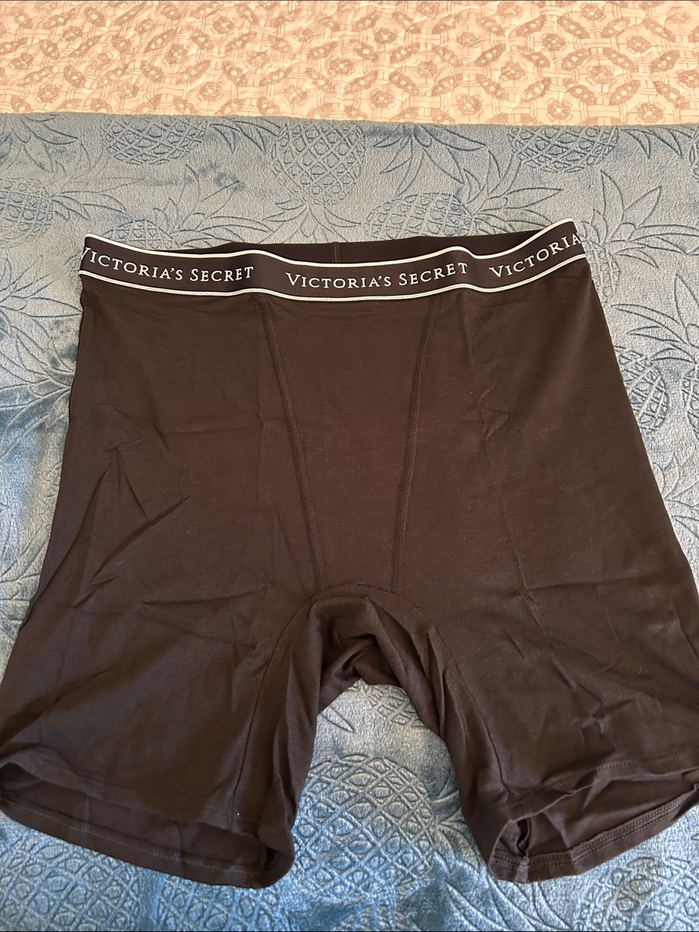 Victoria's Secret Black Women's Boy Brief with Branded Waistband